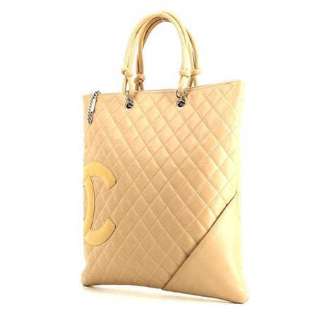 chanel cambon tote discontinued|chanel handbags tote beige.